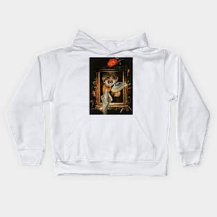 Dali type portrait Kids Hoodie